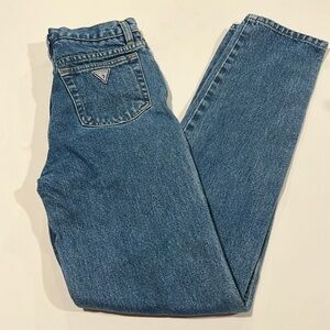 Guess Authentic Sportswear - mid wash, straight leg jeans, 28